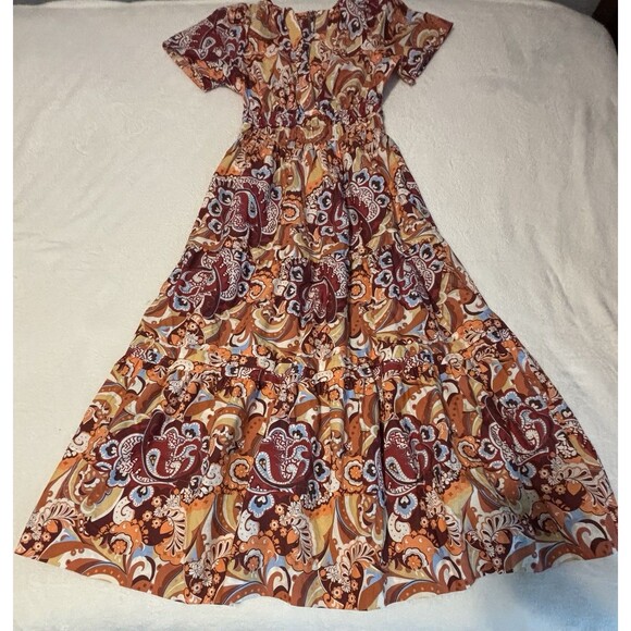 Anthropologie The Somerset Maxi Dress, Bronze, Size XS NWT - Picture 2 of 8